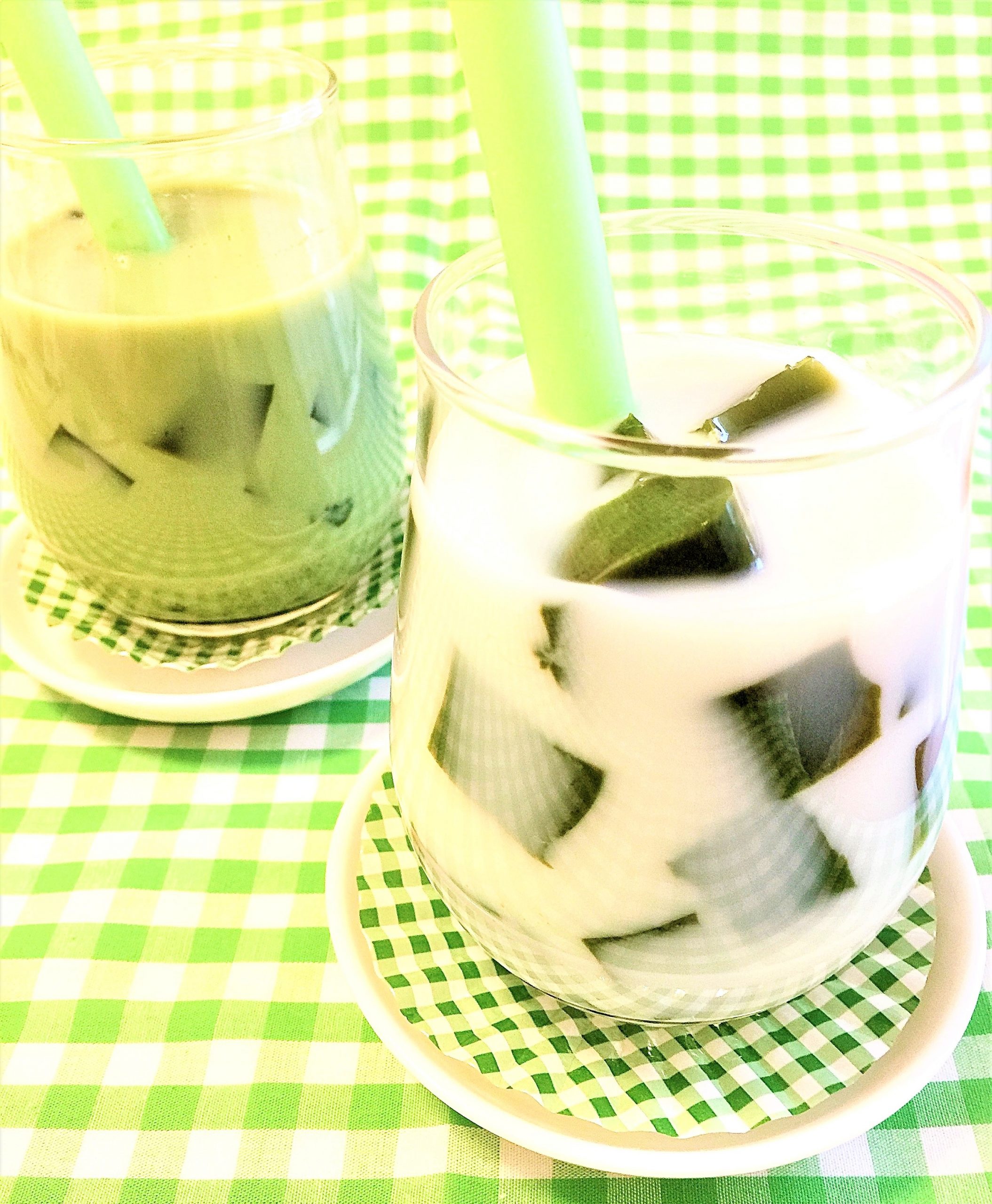 Matcha Jelly Drink Recipe (Made Vegan!)